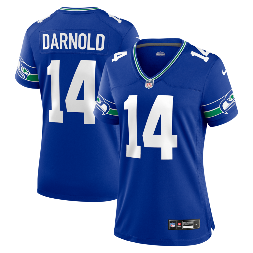 Sam Darnold Seattle Seahawks Nike Women's Alternate 2 Game Jersey - Royal-GridironStore
